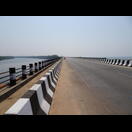 Rechts das Arabische Meer, links der Souparnika